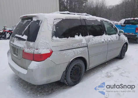2007 Honda Odyssey Touring из США, поврежденный, VIN 5FNRL38837B030597